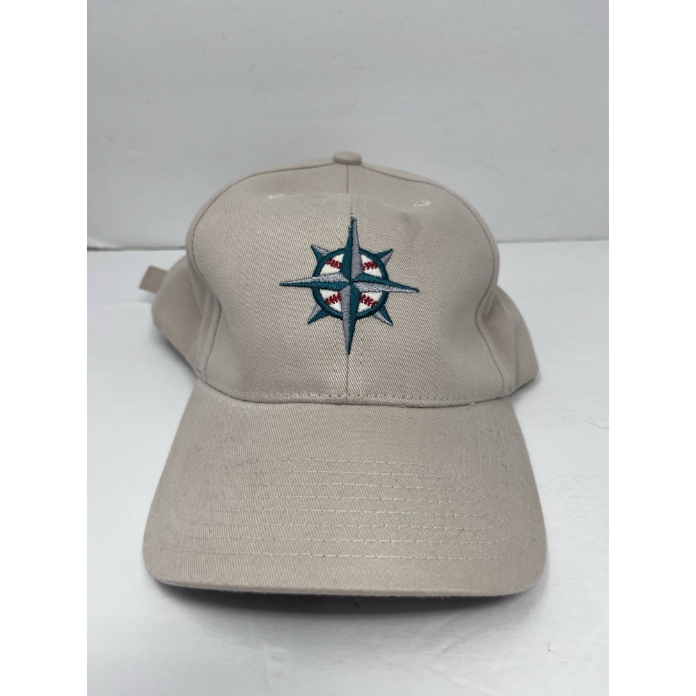 Seattle Mariners Hat Cap Ivory New Era MLB Baseball 59Fifty Size 6 3/4 Mens
